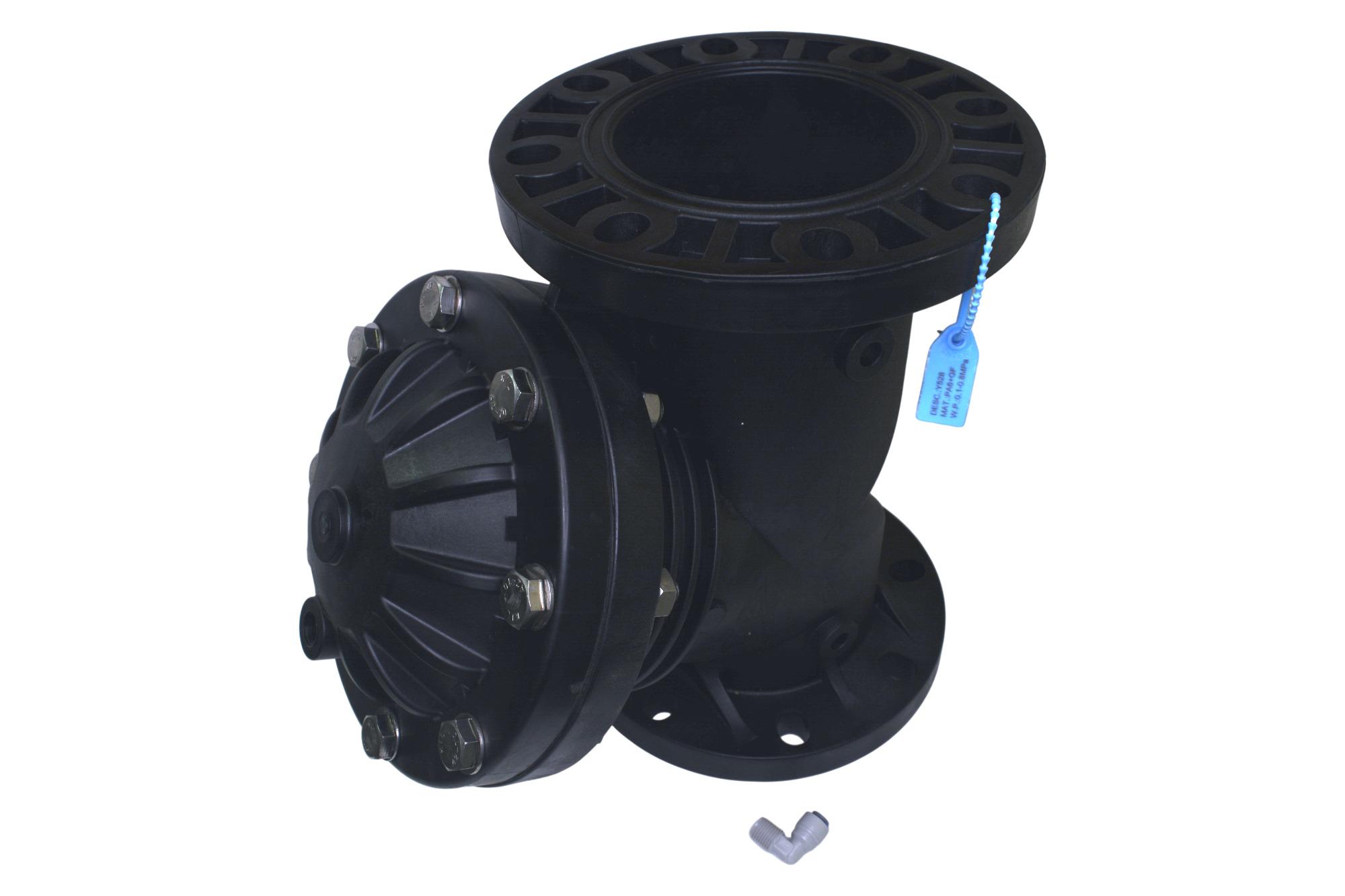 Y528 (Y100) диафрагменный клапан 4″ DN100 NO нормально-открытый PA — изображение 3